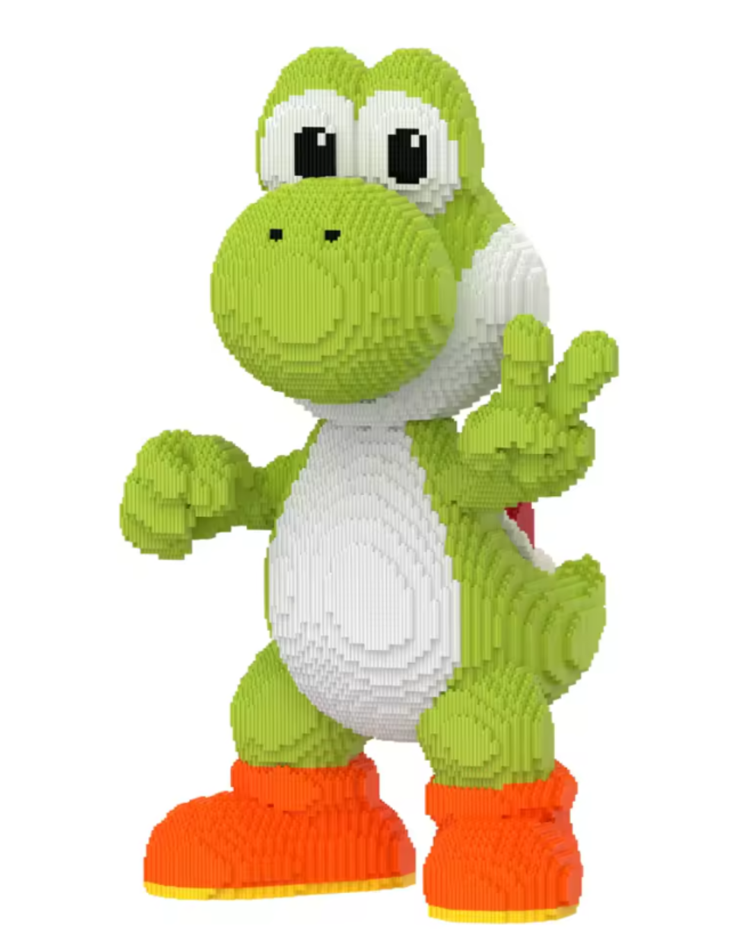 🎮 Super Yoshi XXL Bouwblok Figuur – 70 cm Hoog | 44 cm Breed
